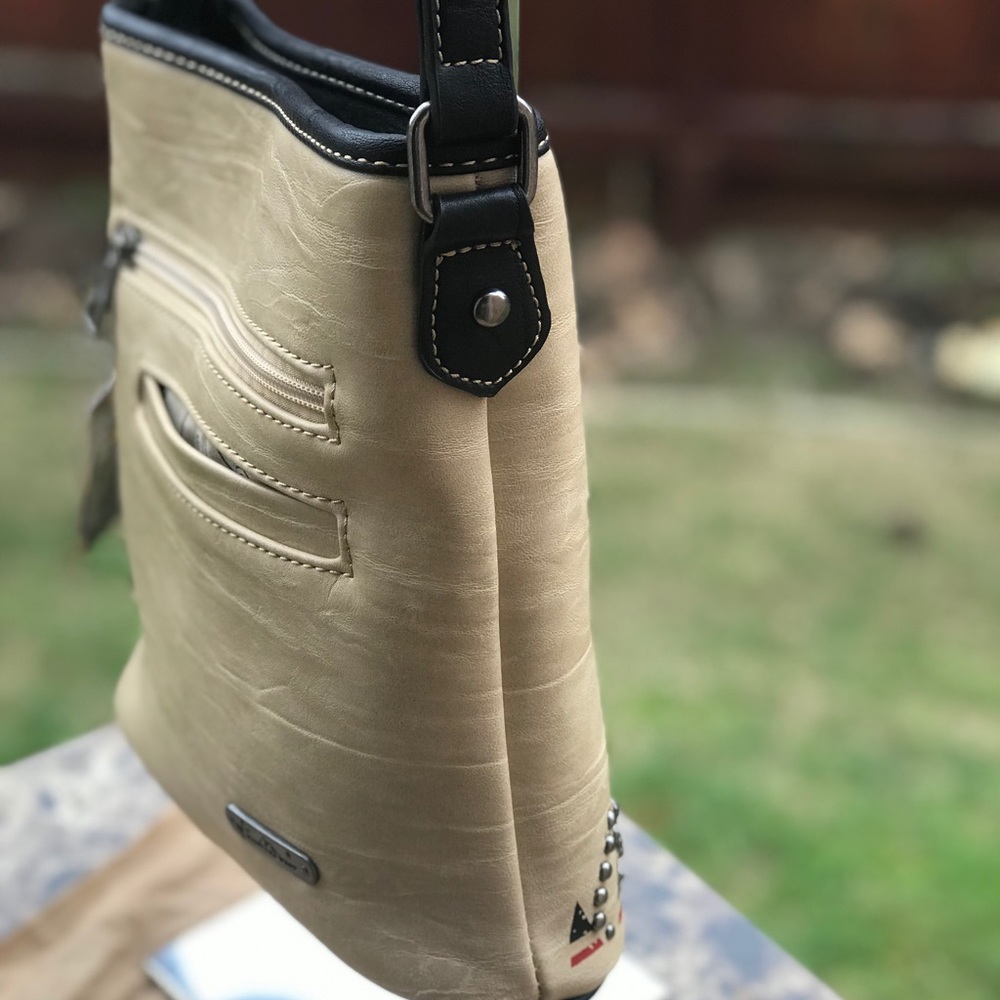 Montana West Beige Crossbody - Picture 3 of 7